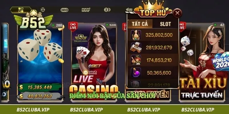 Điểm nổi bật của sân chơi 