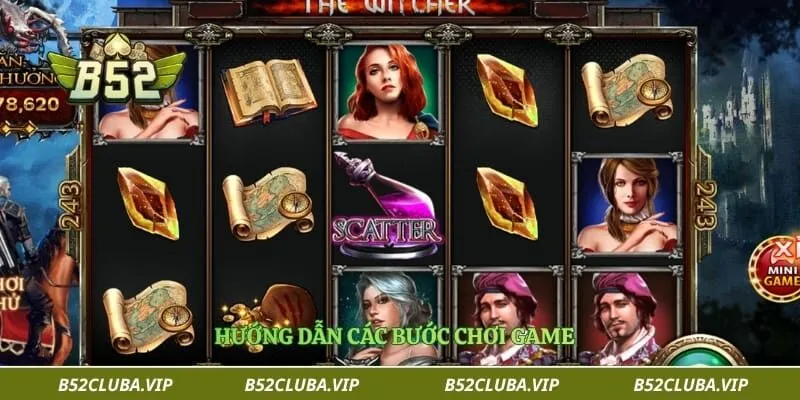 The Witcher B52 – Game Đổi Thưởng Chủ Đề Phiêu Lưu Hấp Dẫn 3 Hướng dẫn các bước chơi game